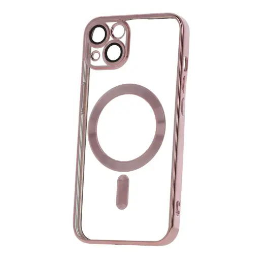 Color Chrome Mag phone case with MagSafe support for iPhone 17 Pro pink