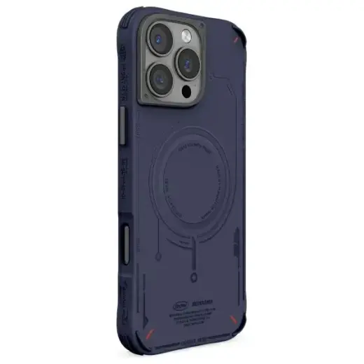 Skinarma case Mecha iPhone 16 Pro Max 6.9" Magnetic Charging navy