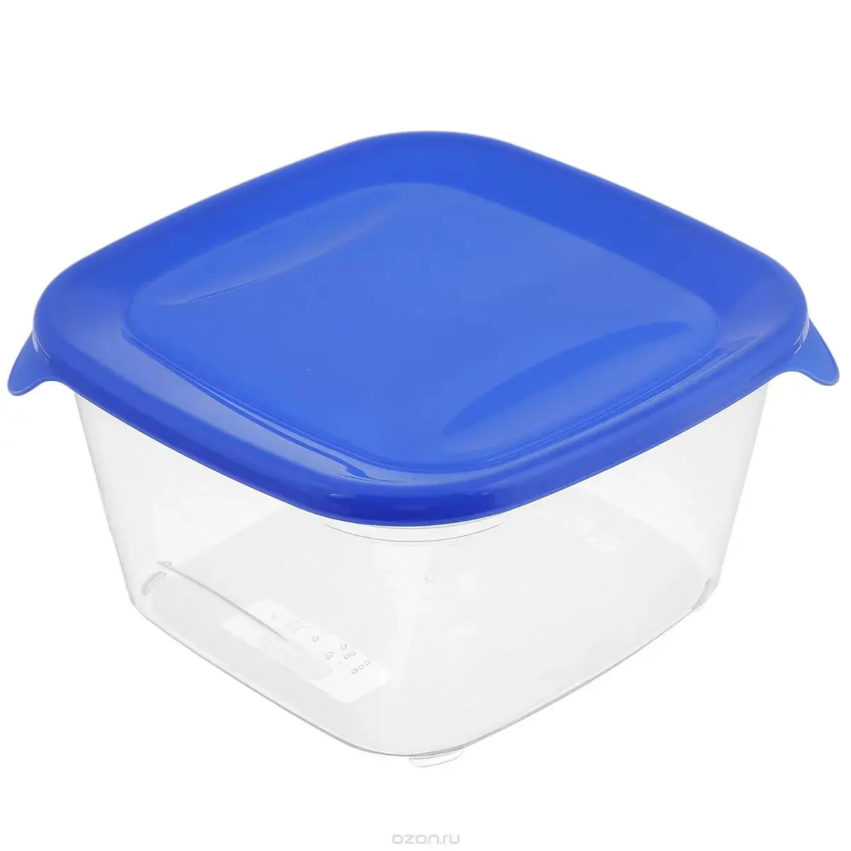 Pārtikas trauciņš kvadrāts 1,2L Fresh&Go zils