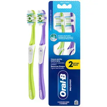 Oral B Pro-Expert Deep Clean Medium Toothbrush 2 pcs