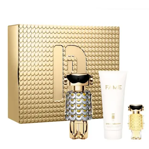 Paco Rabanne Fame Gift Set 80ml EDP + 100ml Body Lotion + 4ml EDP