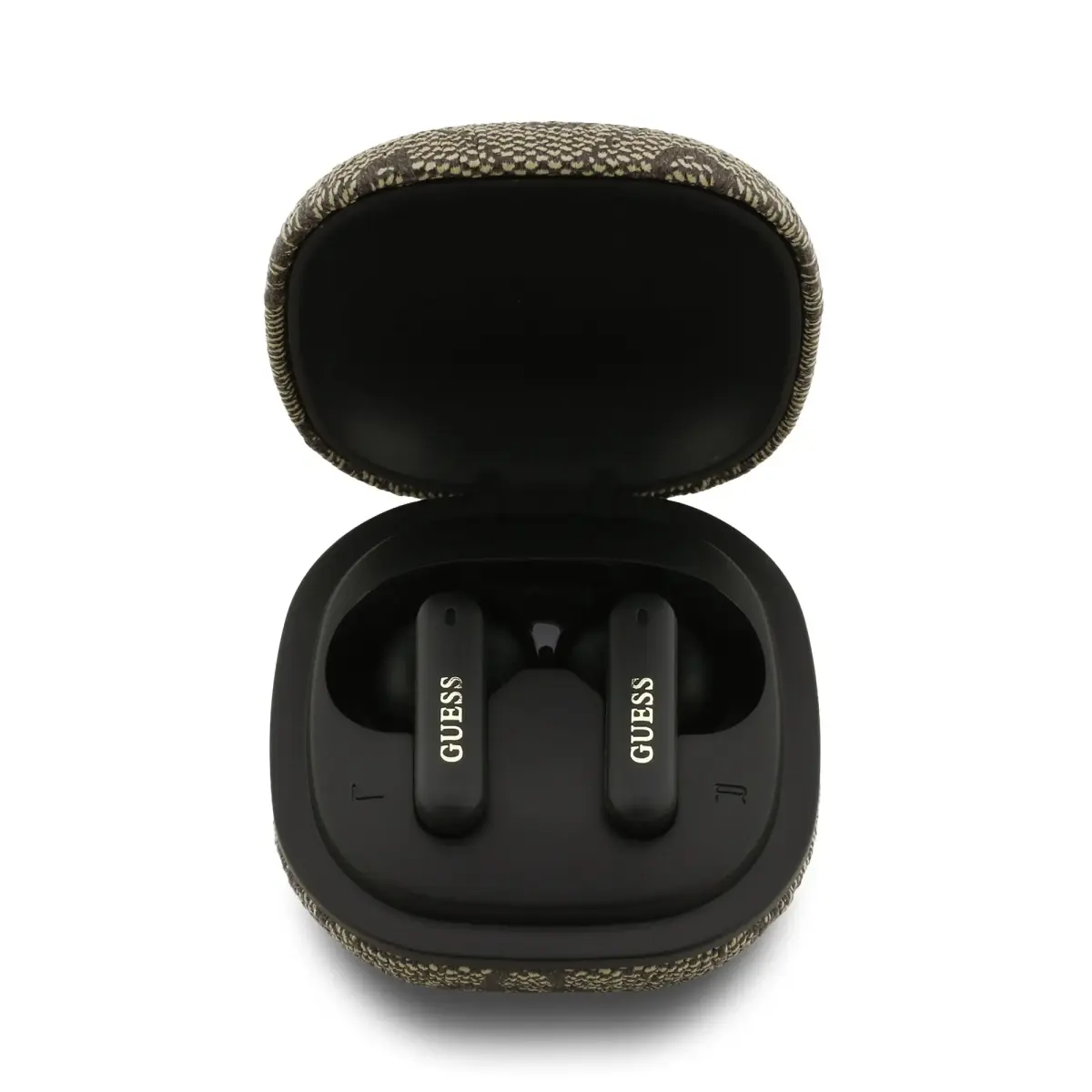 Guess PU 4G Script Logo ENC TWS Wireless Earphones Brown