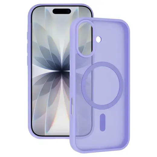 Tel Protect Aura Matte Magsafe Case for Iphone 17 purple
