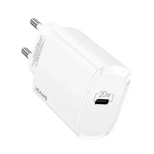Usams CC131TC02 tīkla lādētājs USB-C | 20W | 3A balts