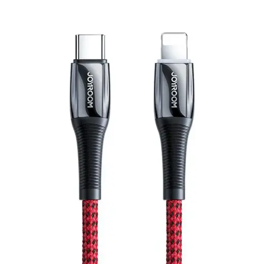 Joyroom S-1224K2 datu pārraides un uzlādes vads | MFI | USB-C uz Lightning | 20W | 1.2m | sarkans