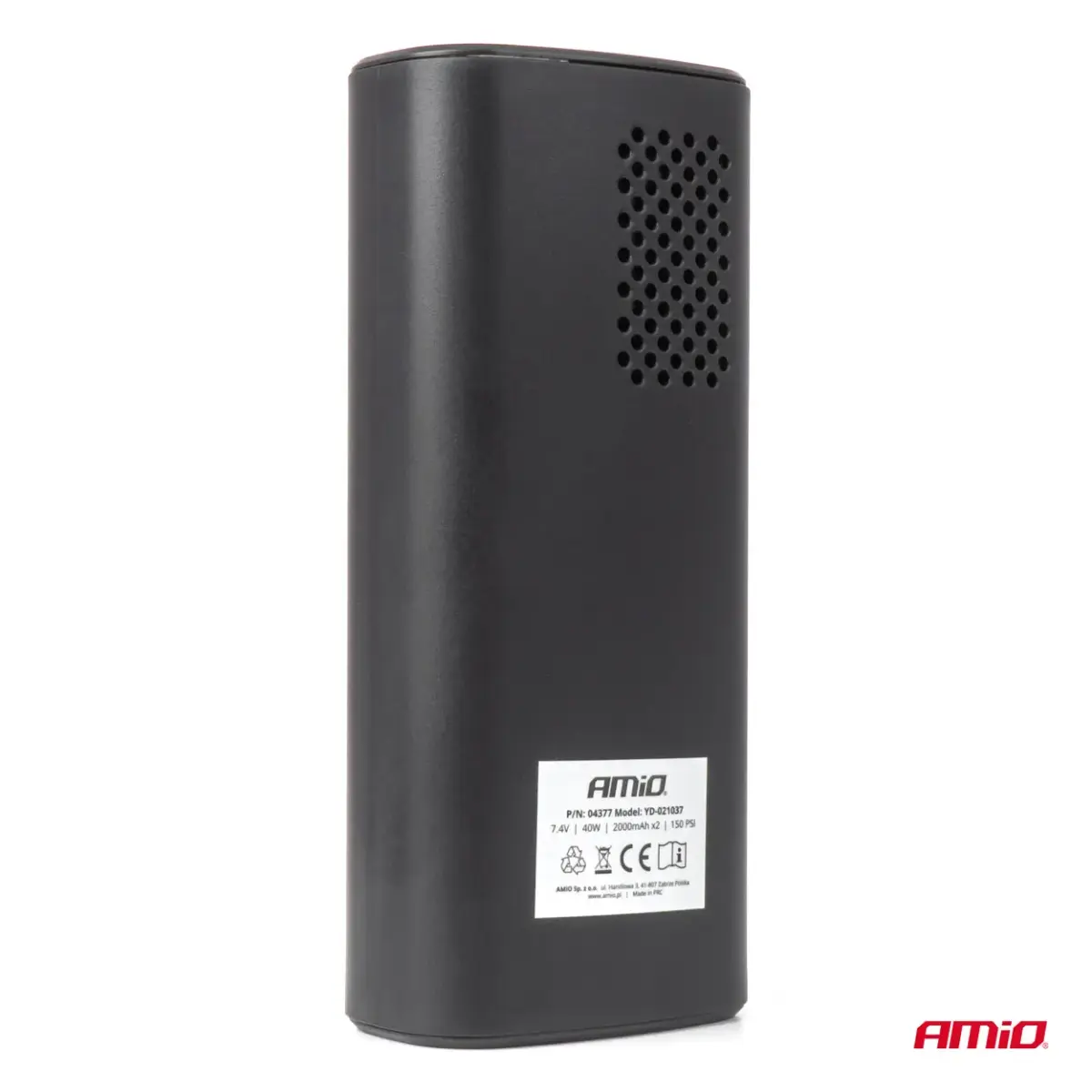 Portable air compressor LED USB-C 40W AMIO-04377