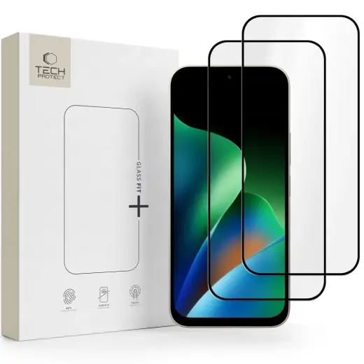 SZKŁO HARTOWANE TECH-PROTECT GLASS FIT+ 2-PACK XIAOMI REDMI 17 4G / 5G BLACK