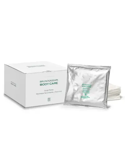 Set, Bruno Vassari, Body Care, Cosmetic plaster, Firmness + Body Remodeling, Body Powder Mask, 4 pcs, 440 g