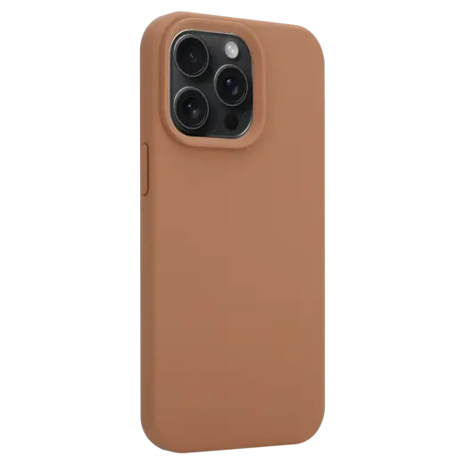 Tactical MagForce Velvet Smoothie phone case with MagSafe support for iPhone 15 Pro Max beige