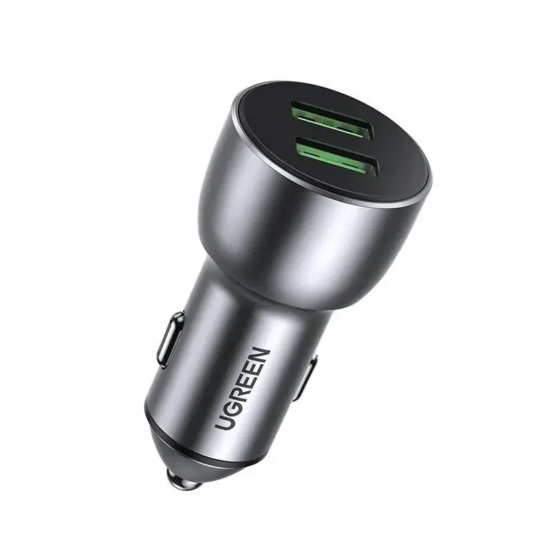 Зарядка для автомобиля UGREEN QC 3.0 | 36W | QC | USB-A | серая