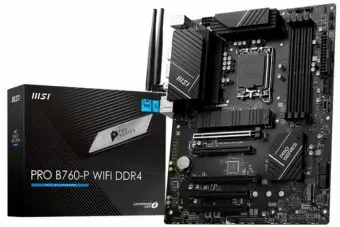 Motherboard PRO B760-P WIFI DDR4 s1700 4DDR4 DP|HDMI ATX