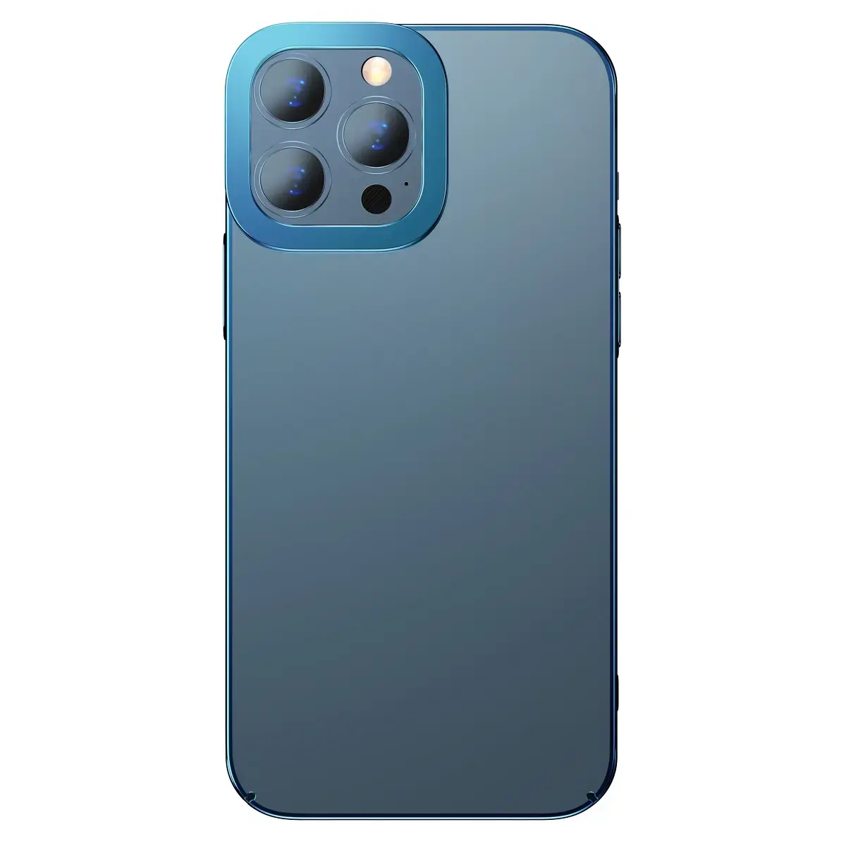 Baseus Glitter Transparent Case for iPhone 13 Pro Max (blue)