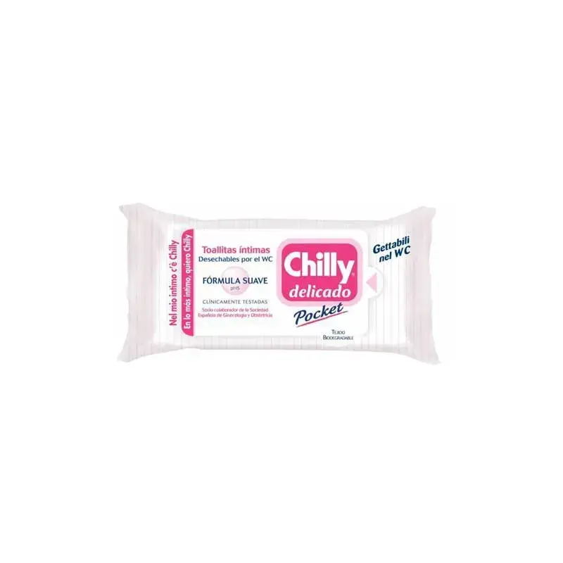 Chilly Delicado Pocket Intimate Wipes Gentle