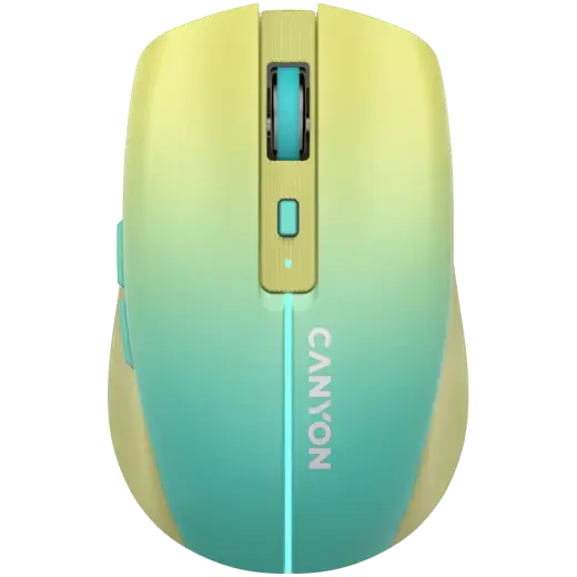 CANYON mouse MW-44  Wireless Charge Yellow Blue