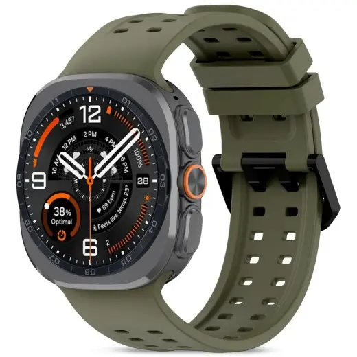Tech-Protect Silicone Air išmaniojo laikrodžio dėklas Samsung Galaxy Watch Ultra 1/2 (47 mm) | žalias