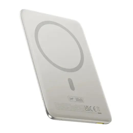 Baseus PicoGo AM41 Ultra-Slim išorinė baterija (powerbank) | 5 000 mAh | 20W | USB-C, MagSafe | pilkas