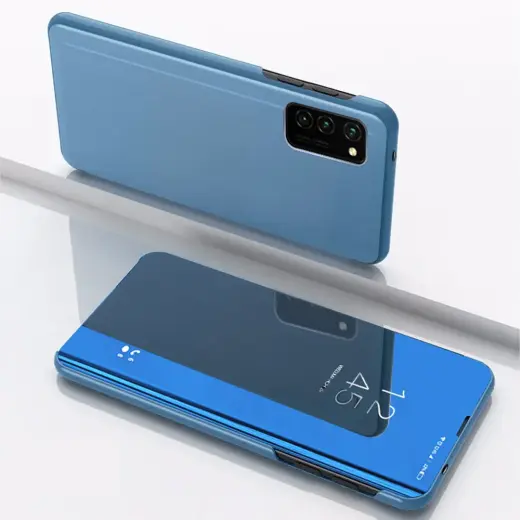 Smart Clear View case for Samsung Galaxy A14 4G / A14 5G blue