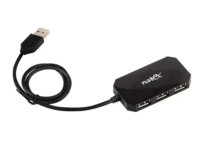 USB Hub 4-PORT LOCUST Black