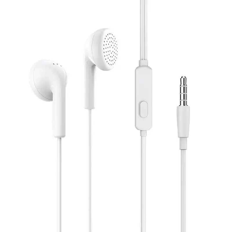 Borofone Earphones BM40 Sage with microphone white
