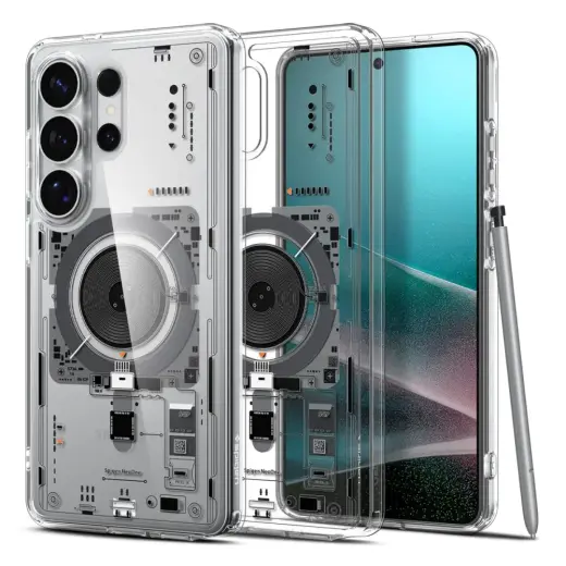 Spigen Ultra Hybrid Neo One чехол с поддержкой MagSafe для телефона Samsung Galaxy S26 Ultra (S948) прозрачный