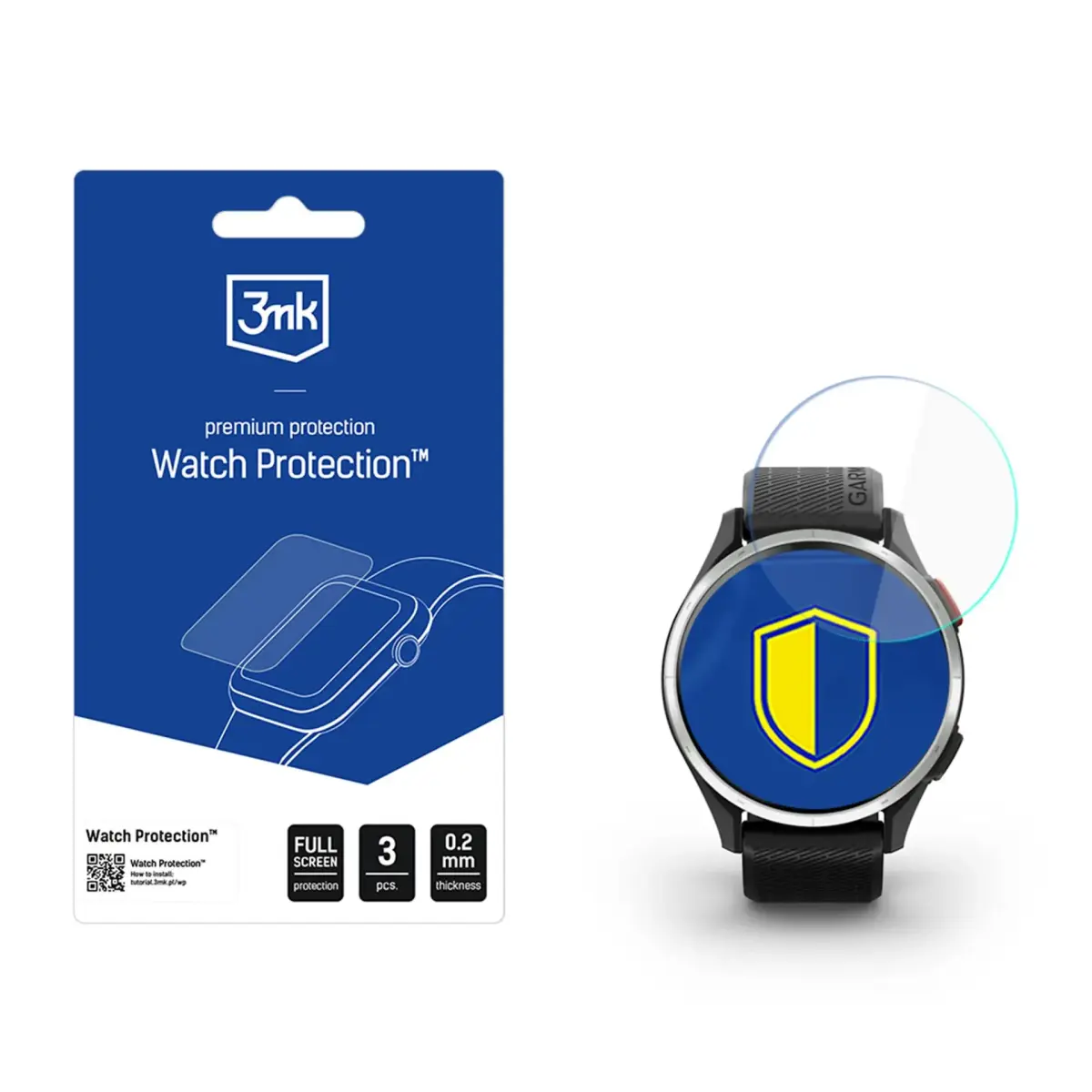 Garmin Approach S44 / S50 42mm - 3mk Watch Protection ARC