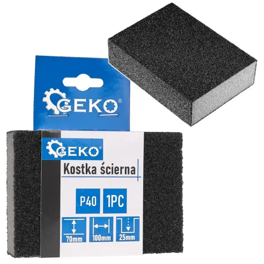 Putplasčio šlifavimo blokas 70x100x25mm P40