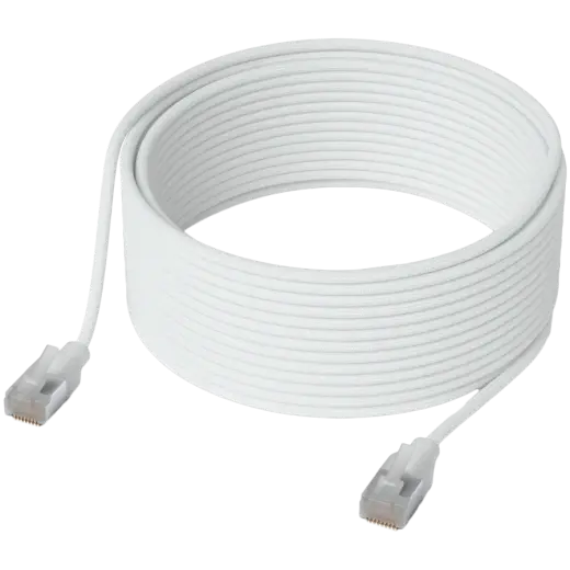 UniFi Ct6 brided ptch cble with trnslucent booted RJ45 for Etherlighting 10 GbE