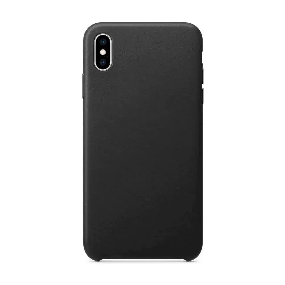 Fusion eco leather aizsargapvalks Apple iPhone 12 Mini melns