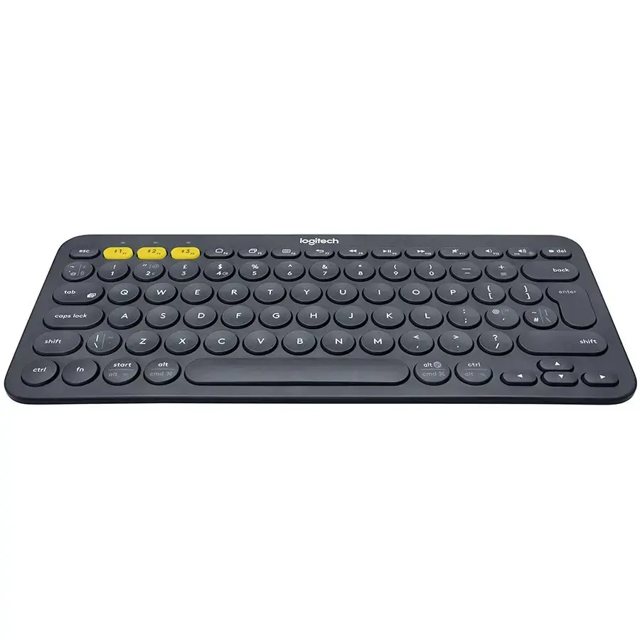 LOGITECH K380 Multi-Device Bluetooth Keyboard - DARK GREY - NORDIC