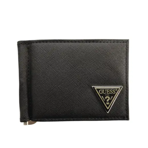 Guess, New Boston, Textile Wallet, SM2513LEA22, Black, For Men