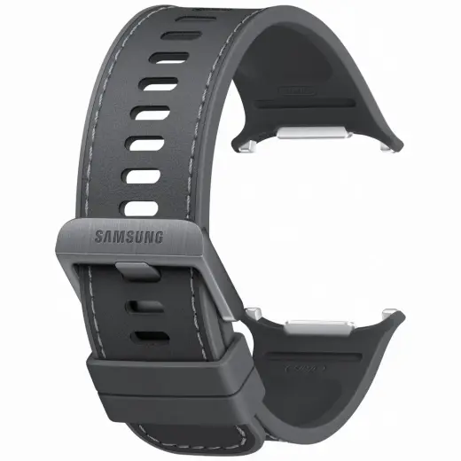 Samsung Peakform viedpulksteņa siksniņa priekš Galaxy Watch Ultra 2 | mākslīgā āda | melna