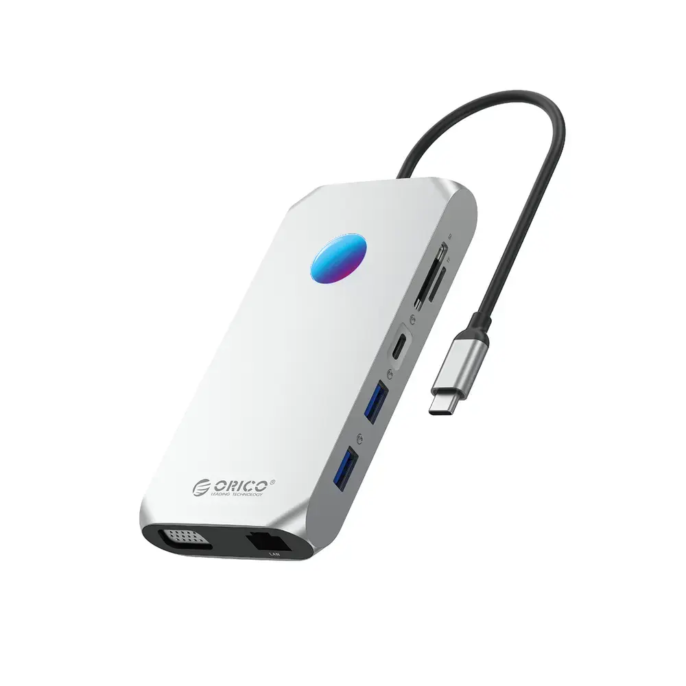 Orico XCR 12-in-1 RGB USB-C Docking