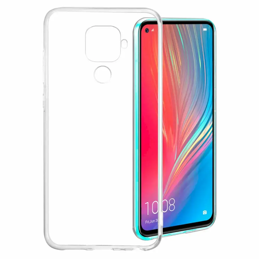 Fusion ultra 0.3 mm izturīgs silikona aizsargapvalks Huawei Mate 30 Lite caurspīdīgs