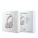 Guess Rectangle Metal Script Logo ENC Wireless Headphone Pink