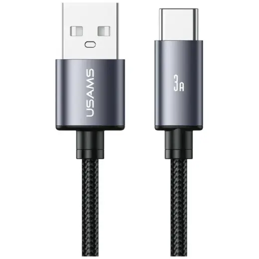 USAMS U91 провод для передачи данных и зарядки | USB-C на USB-A | 18W | 1m | серый