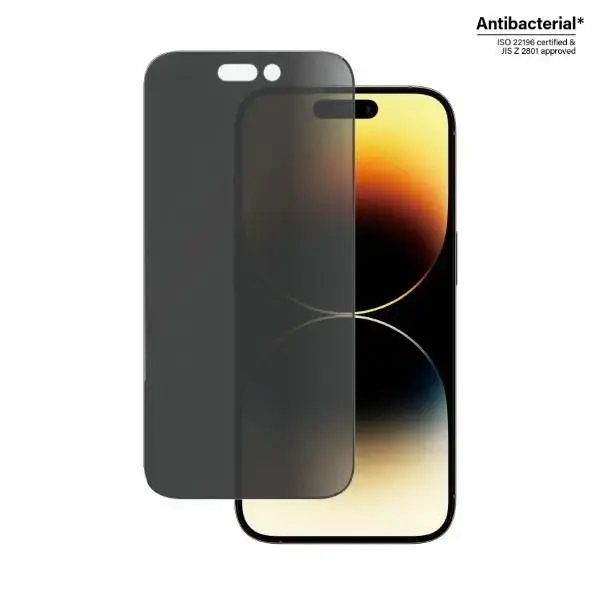PanzerGlass Ultra-Wide Fit Privacy tempered glass for phone iPhone 14 Pro (privacy effect)