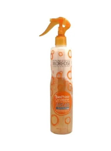 Morfose Two Phase Argan Conditioner - Biphasic Spray Conditioner for Dry Hair, 400 Ml