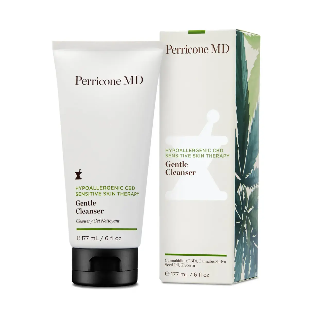 Hypoallergenic CBD Sensitive Skin Therapy Gentle Cleanser