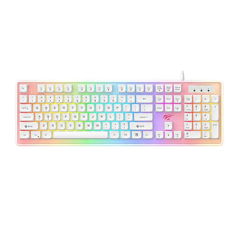 Havit KB876L Gaming Keyboard RGB (white)