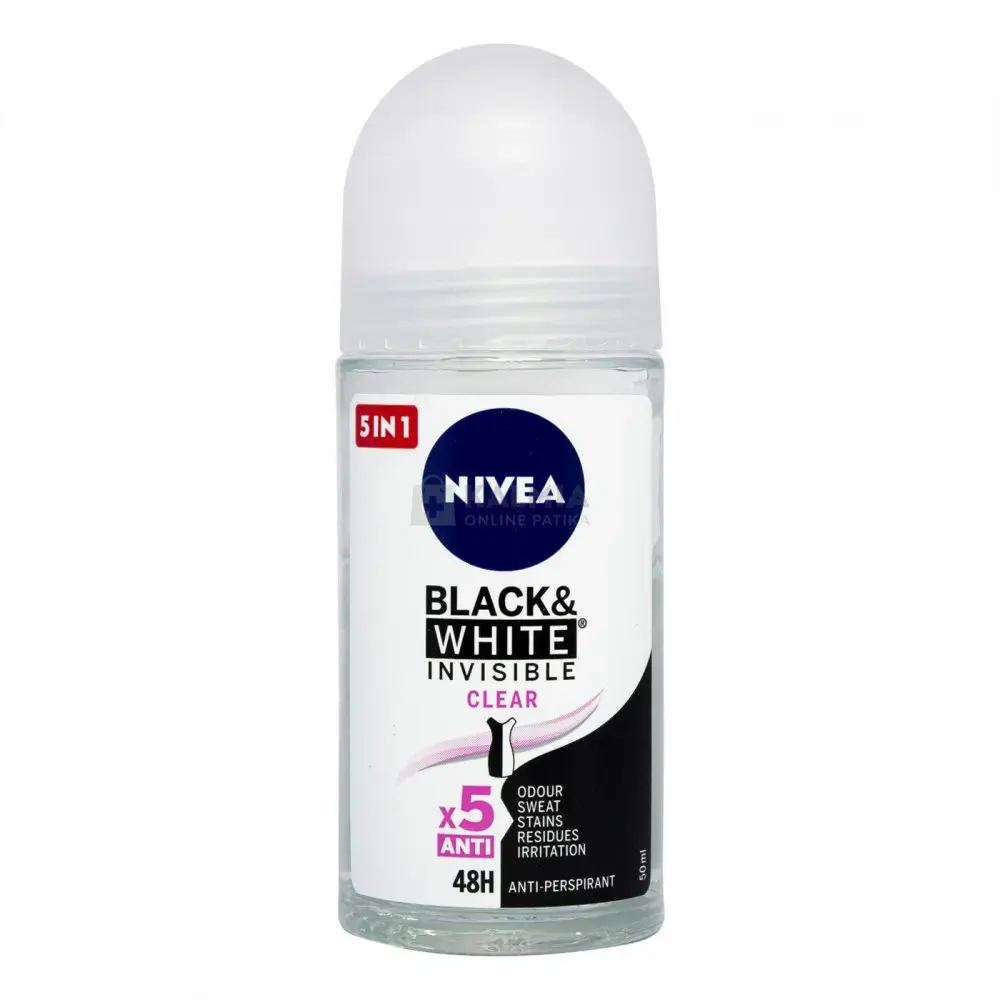 Nivea Invisible for Black & White 48h Antiperspirant Sphere - 50 Ml