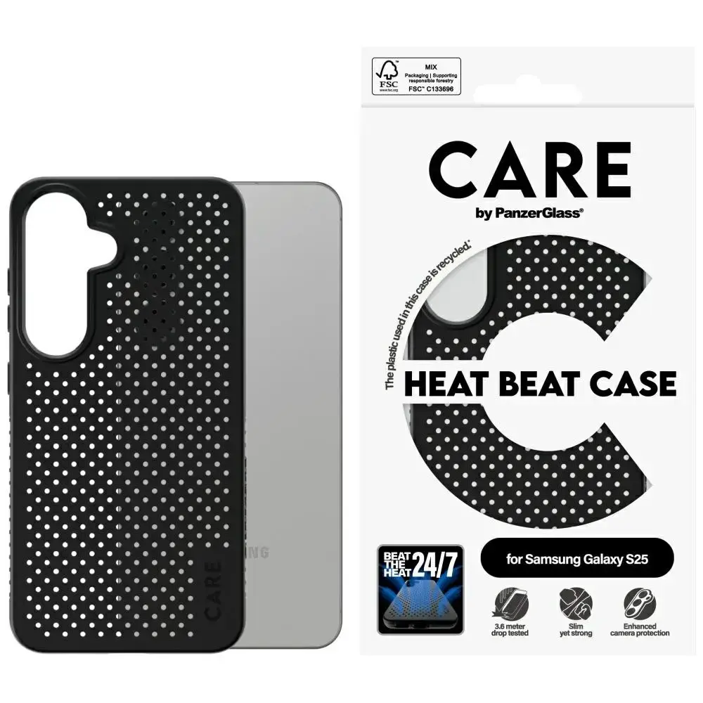 Etui CARE by PanzerGlass Feature do       Samsung Galaxy S25 heat beat