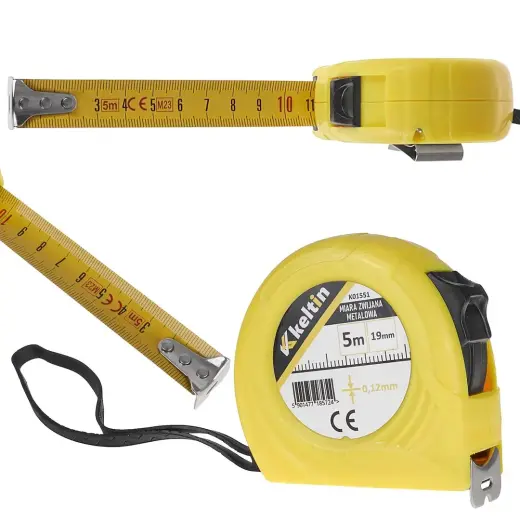 Measuring Tape 5m x 19mm x 0.12mm