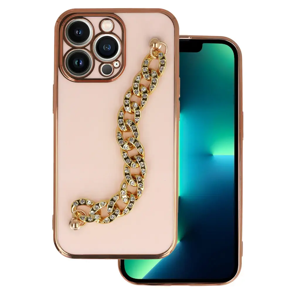 Trend maciņš telefonam iPhone 13 Pro rozā (dizains 4)