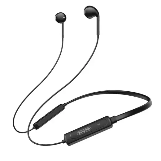 WK Design V29 Necklace Wireless Earphone Bluetooth black