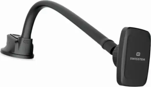 Swissten S-Grip M5-HK Universāls Auto Stiprinājums Panelim Ar Magnētu Planšetēm | Telefoniem | GPS Melns