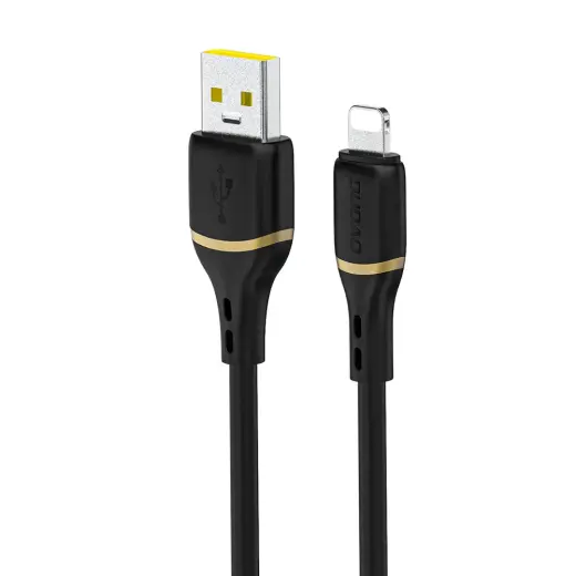 Dudao L25L duomenų perdavimo ir įkrovimo laidas | USB-A į Lightning | 30W | 1m | juodas