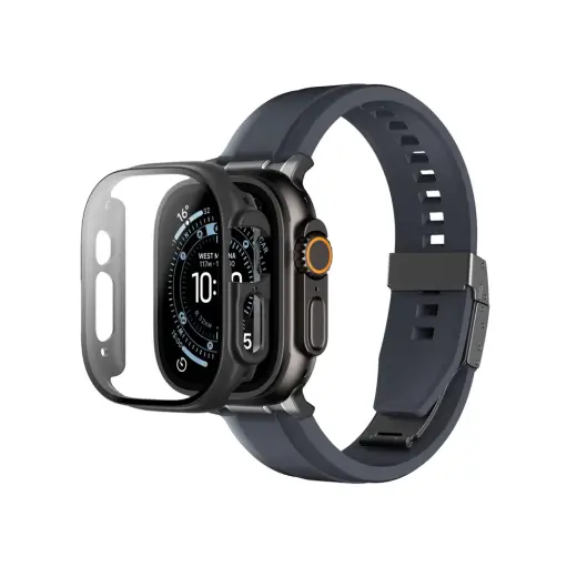 AmazingThing защитное стекло для Apple Watch Ultra 3 (49 mm) | чёрное