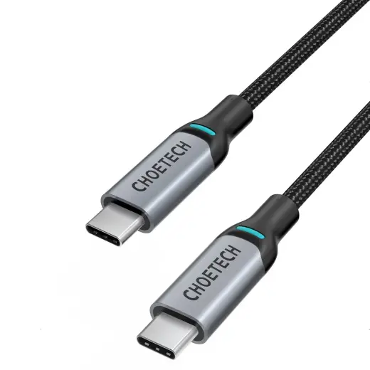 Choetech USB Type C - USB Type C charging data cable Power Delivery 100W 5A 1,8m black (MIX00073)