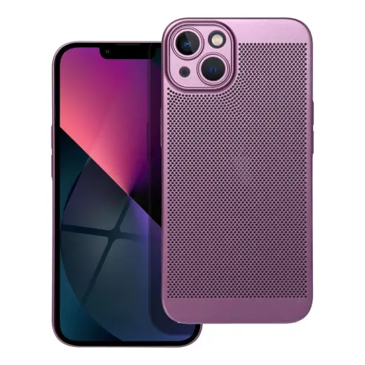 Breezy telefono dėklas iPhone 13 violetinis
