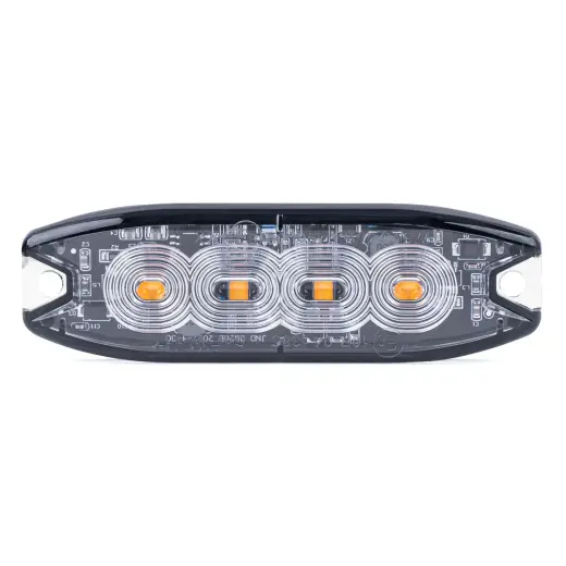 LED Warning lamp 4 LED R65 R10 12-24V AMIO-02298